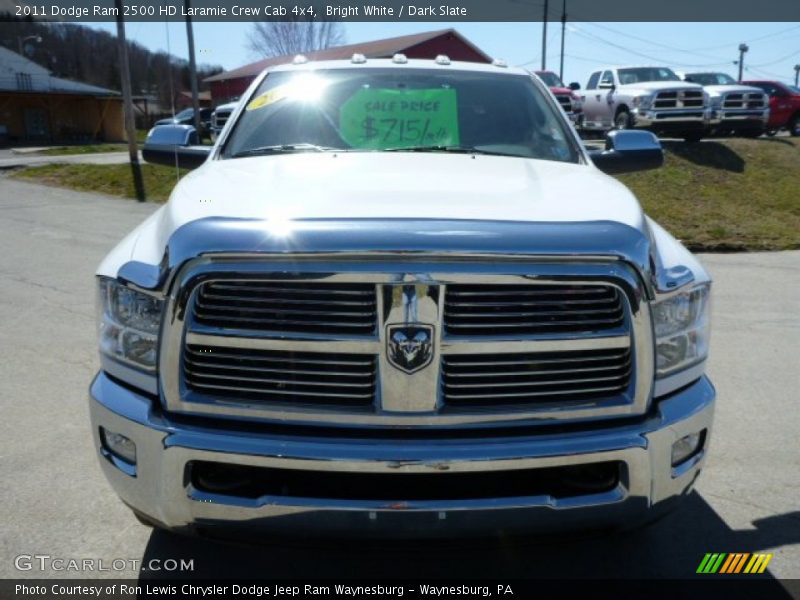 Bright White / Dark Slate 2011 Dodge Ram 2500 HD Laramie Crew Cab 4x4