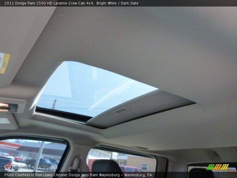 Bright White / Dark Slate 2011 Dodge Ram 2500 HD Laramie Crew Cab 4x4