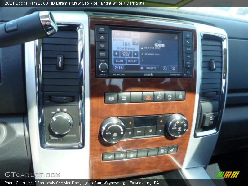 Bright White / Dark Slate 2011 Dodge Ram 2500 HD Laramie Crew Cab 4x4