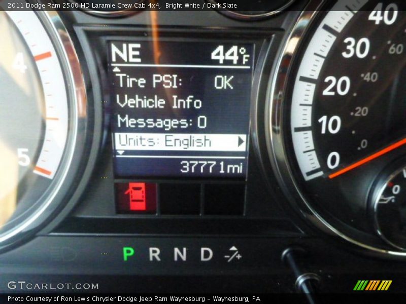 Bright White / Dark Slate 2011 Dodge Ram 2500 HD Laramie Crew Cab 4x4