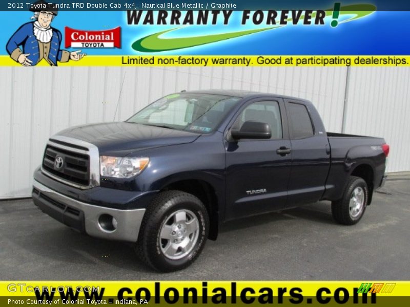 Nautical Blue Metallic / Graphite 2012 Toyota Tundra TRD Double Cab 4x4