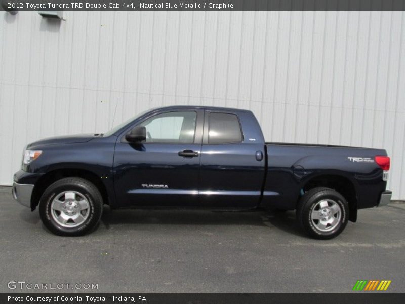 Nautical Blue Metallic / Graphite 2012 Toyota Tundra TRD Double Cab 4x4