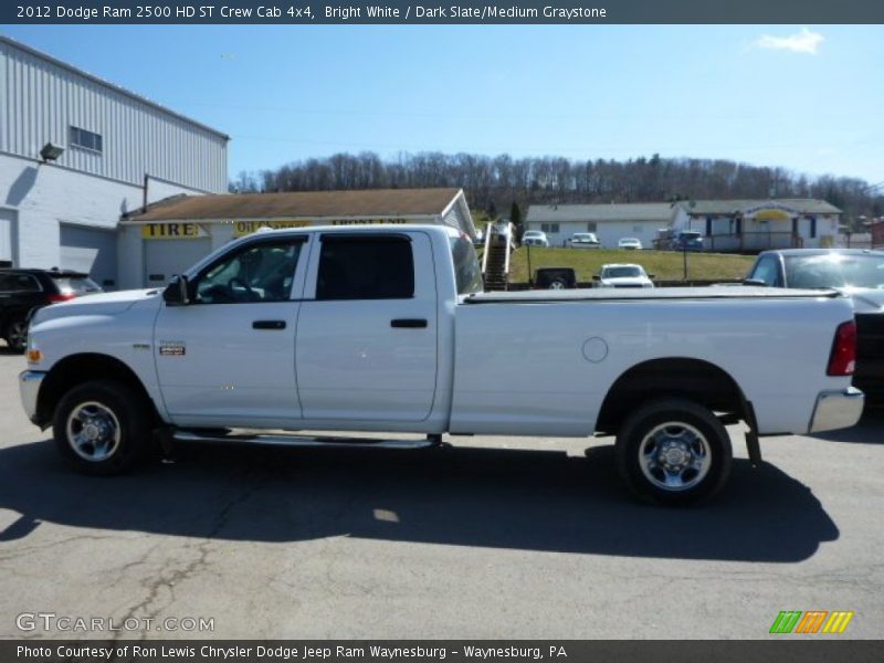 Bright White / Dark Slate/Medium Graystone 2012 Dodge Ram 2500 HD ST Crew Cab 4x4