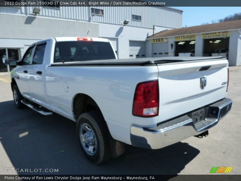 Bright White / Dark Slate/Medium Graystone 2012 Dodge Ram 2500 HD ST Crew Cab 4x4
