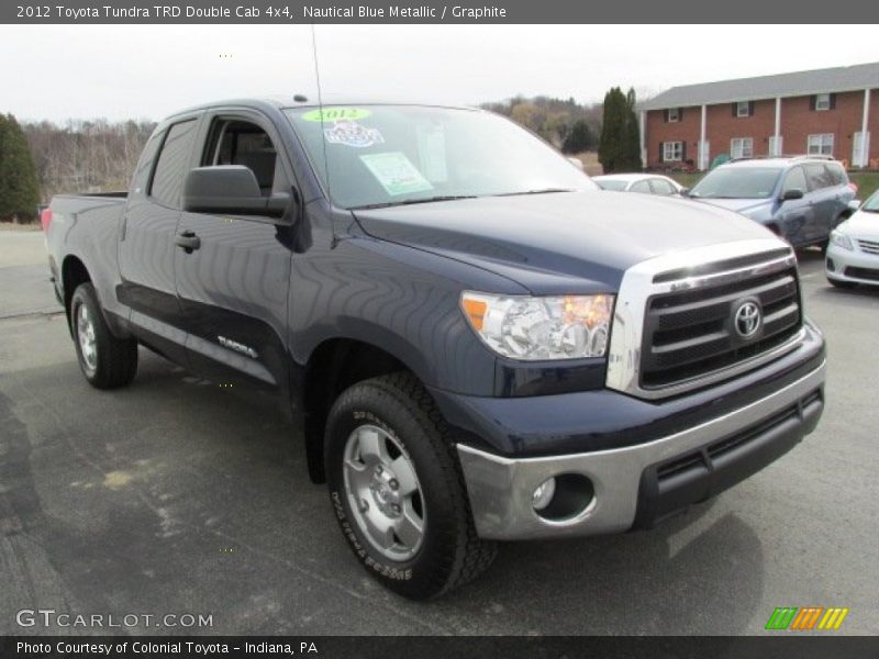 Nautical Blue Metallic / Graphite 2012 Toyota Tundra TRD Double Cab 4x4