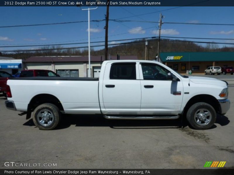 Bright White / Dark Slate/Medium Graystone 2012 Dodge Ram 2500 HD ST Crew Cab 4x4