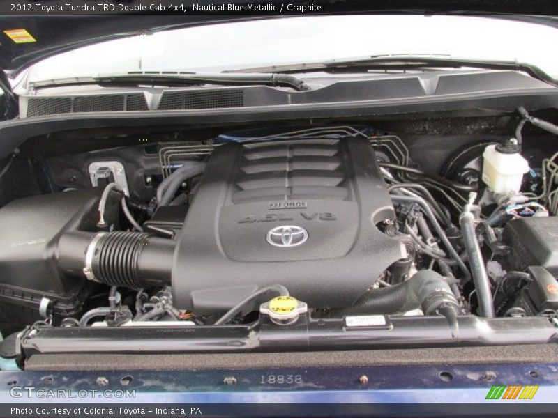 Nautical Blue Metallic / Graphite 2012 Toyota Tundra TRD Double Cab 4x4