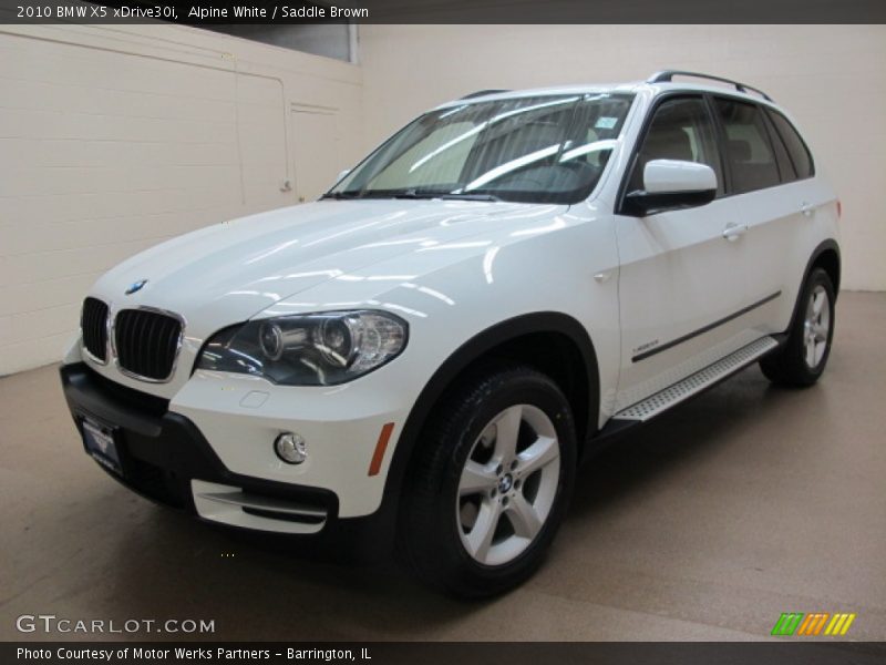 Alpine White / Saddle Brown 2010 BMW X5 xDrive30i