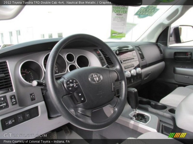 Nautical Blue Metallic / Graphite 2012 Toyota Tundra TRD Double Cab 4x4