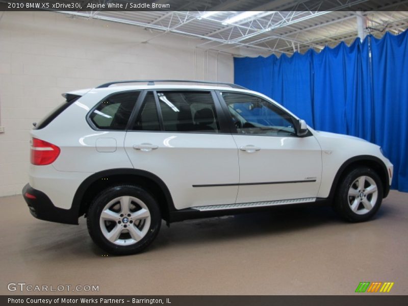 Alpine White / Saddle Brown 2010 BMW X5 xDrive30i