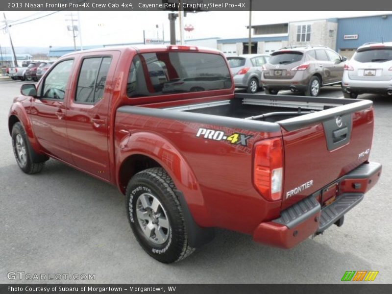  2013 Frontier Pro-4X Crew Cab 4x4 Cayenne Red