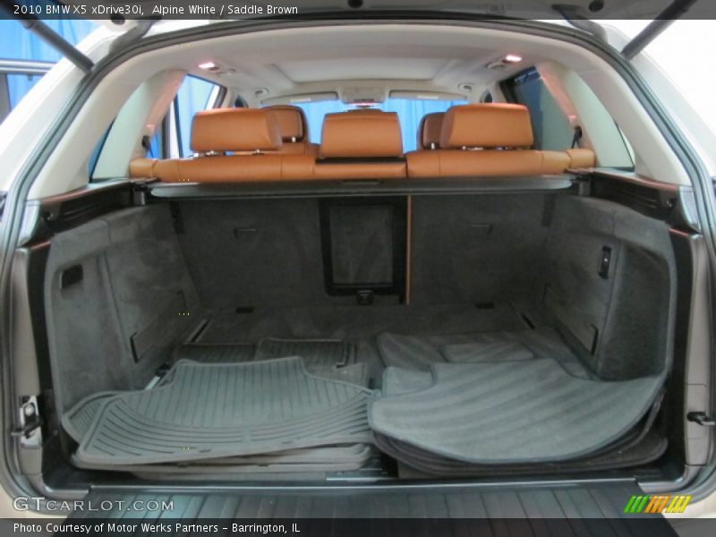 Alpine White / Saddle Brown 2010 BMW X5 xDrive30i