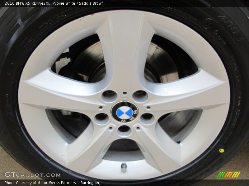 Alpine White / Saddle Brown 2010 BMW X5 xDrive30i