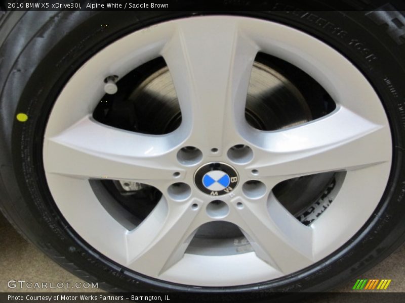 Alpine White / Saddle Brown 2010 BMW X5 xDrive30i