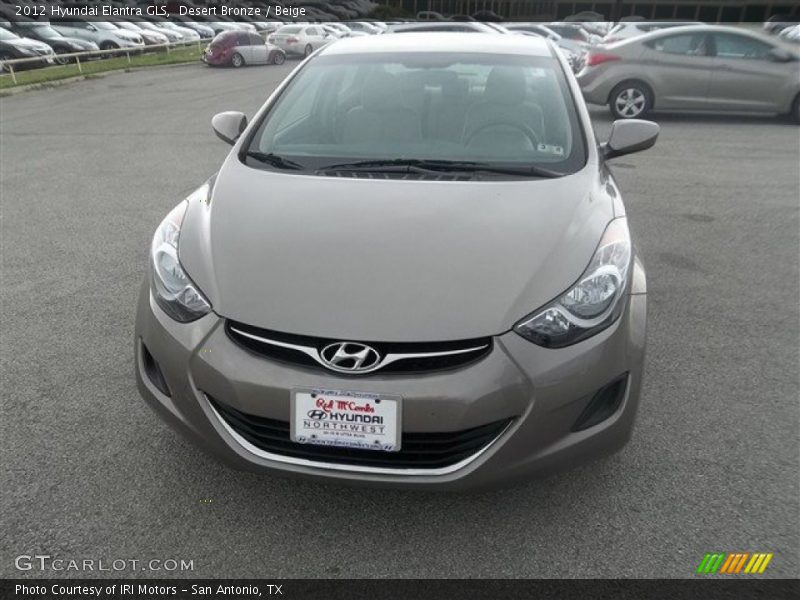 Desert Bronze / Beige 2012 Hyundai Elantra GLS