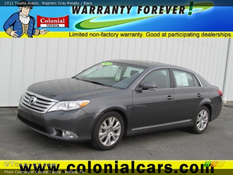Magnetic Gray Metallic / Black 2012 Toyota Avalon