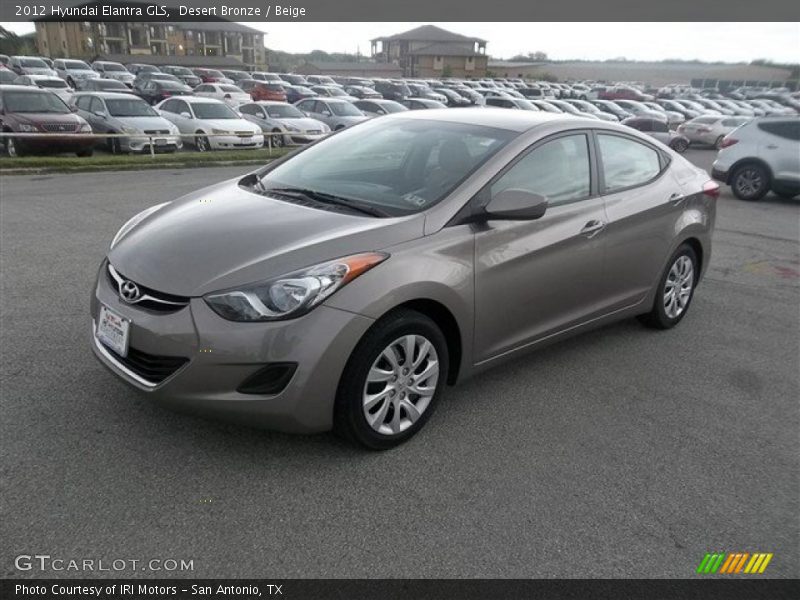 Desert Bronze / Beige 2012 Hyundai Elantra GLS
