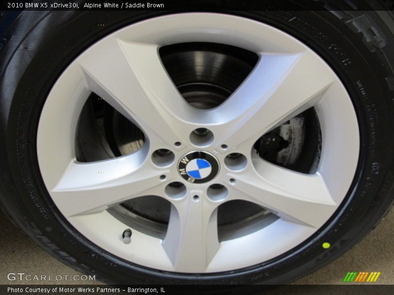 Alpine White / Saddle Brown 2010 BMW X5 xDrive30i