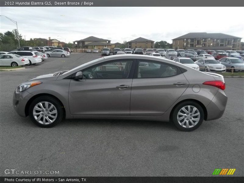 Desert Bronze / Beige 2012 Hyundai Elantra GLS