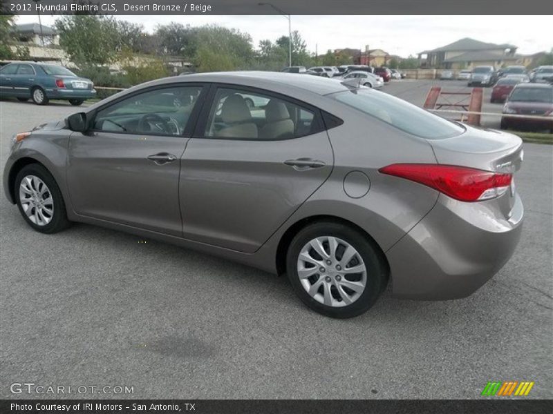 Desert Bronze / Beige 2012 Hyundai Elantra GLS