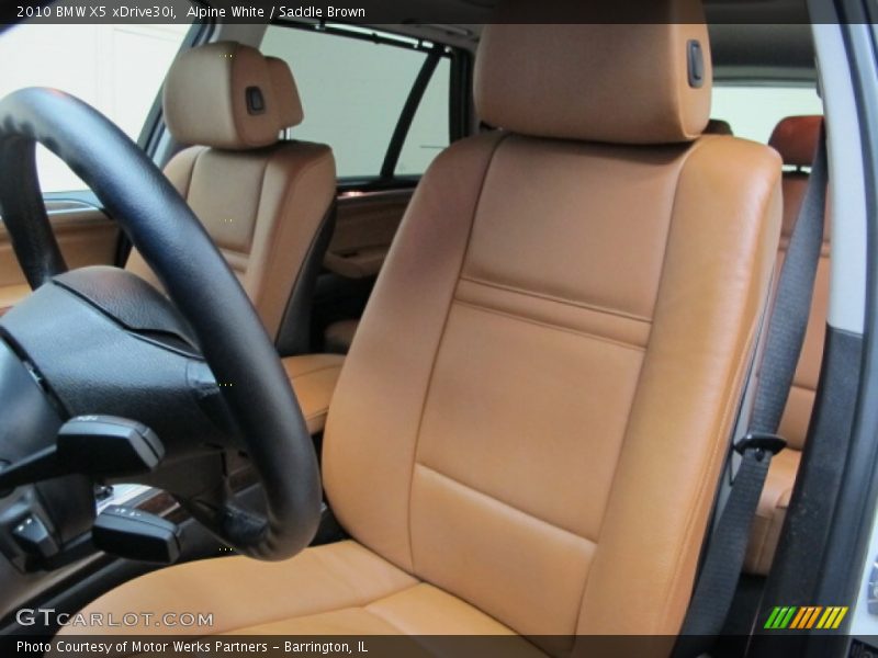Alpine White / Saddle Brown 2010 BMW X5 xDrive30i