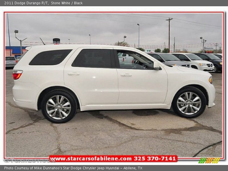 Stone White / Black 2011 Dodge Durango R/T