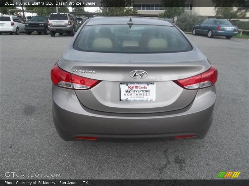 Desert Bronze / Beige 2012 Hyundai Elantra GLS