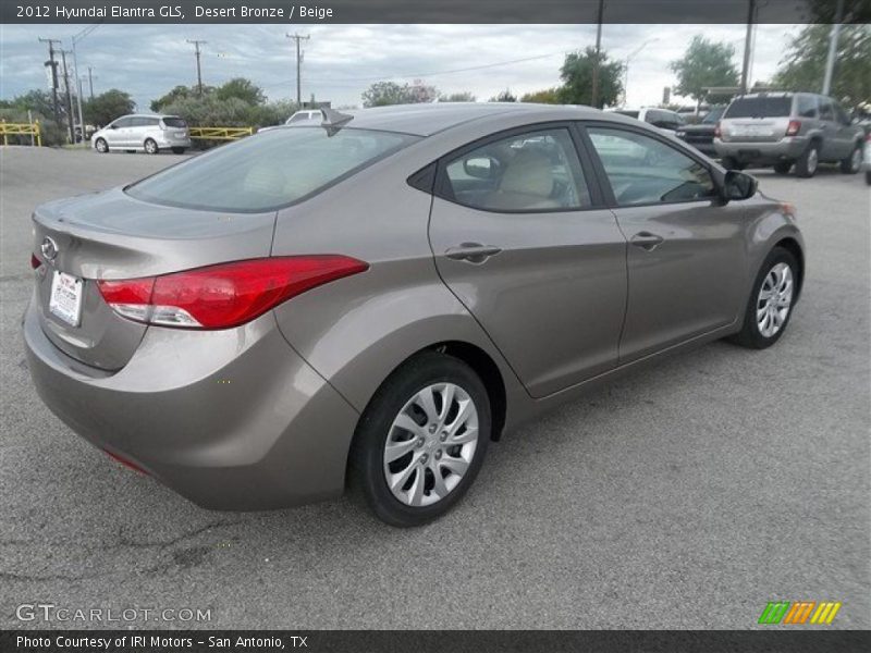 Desert Bronze / Beige 2012 Hyundai Elantra GLS