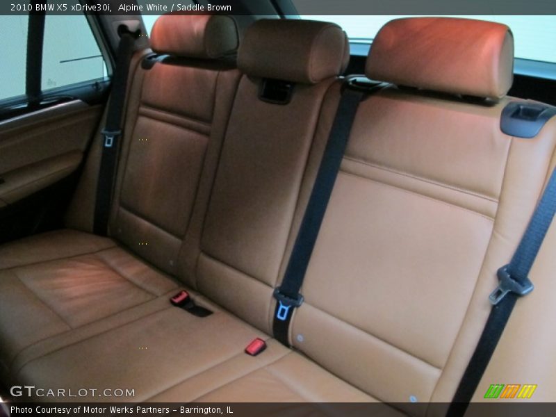 Alpine White / Saddle Brown 2010 BMW X5 xDrive30i