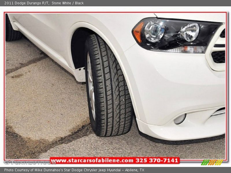 Stone White / Black 2011 Dodge Durango R/T