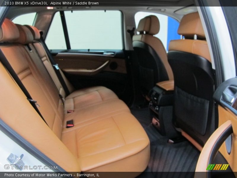 Alpine White / Saddle Brown 2010 BMW X5 xDrive30i