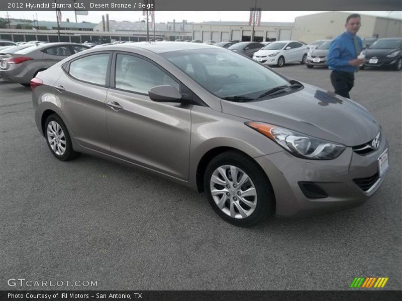 Desert Bronze / Beige 2012 Hyundai Elantra GLS