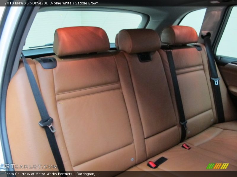 Alpine White / Saddle Brown 2010 BMW X5 xDrive30i