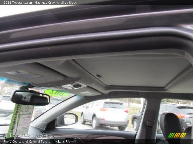 Magnetic Gray Metallic / Black 2012 Toyota Avalon