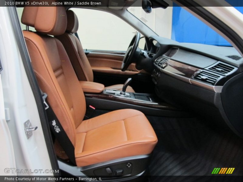 Alpine White / Saddle Brown 2010 BMW X5 xDrive30i