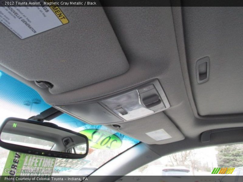 Magnetic Gray Metallic / Black 2012 Toyota Avalon