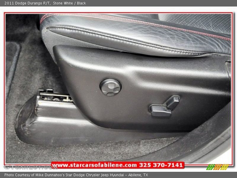 Stone White / Black 2011 Dodge Durango R/T