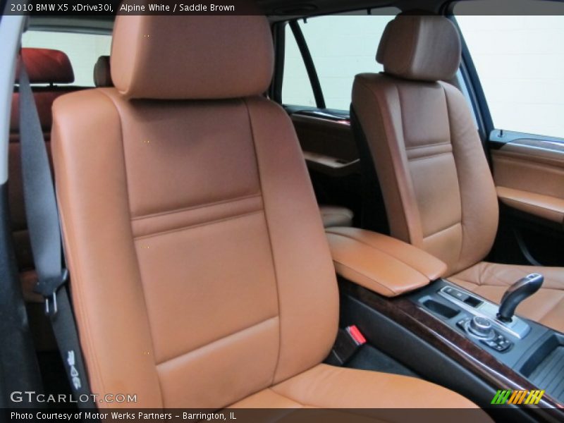 Alpine White / Saddle Brown 2010 BMW X5 xDrive30i