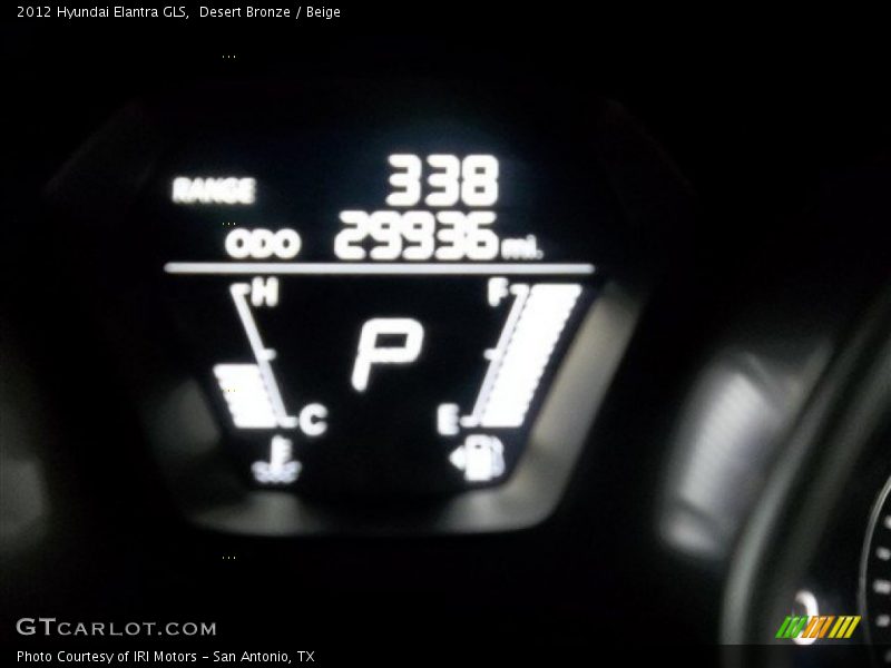 Desert Bronze / Beige 2012 Hyundai Elantra GLS