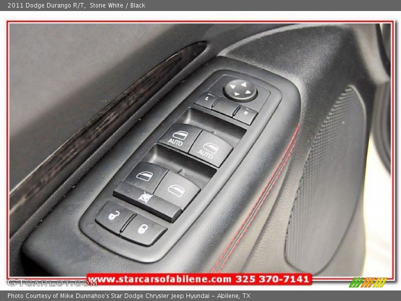 Stone White / Black 2011 Dodge Durango R/T