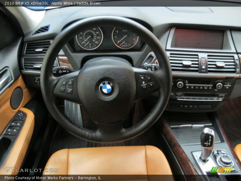 Alpine White / Saddle Brown 2010 BMW X5 xDrive30i