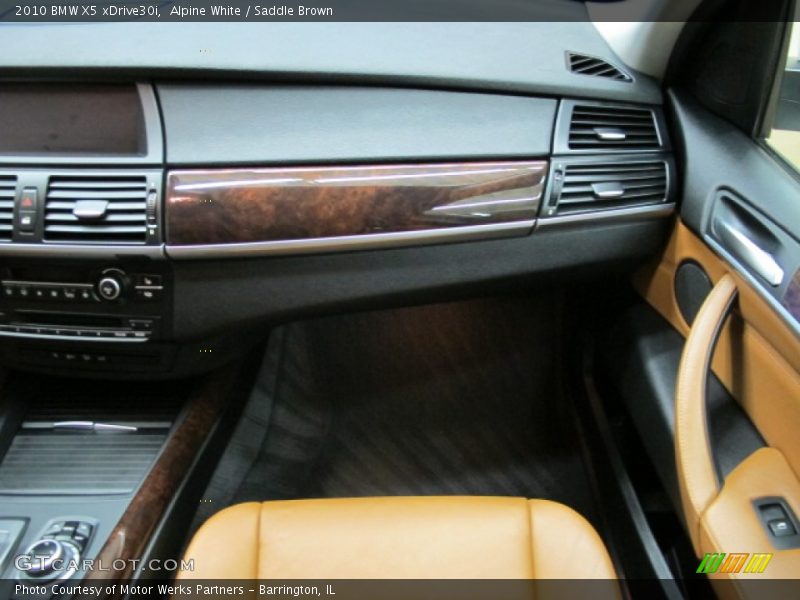 Alpine White / Saddle Brown 2010 BMW X5 xDrive30i