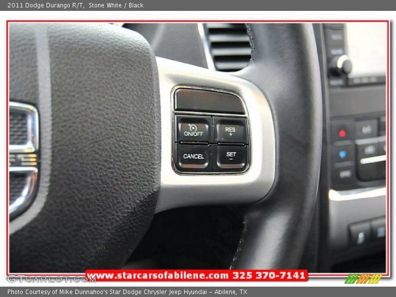 Stone White / Black 2011 Dodge Durango R/T
