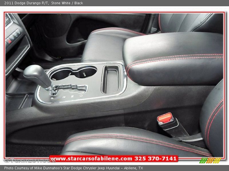 Stone White / Black 2011 Dodge Durango R/T