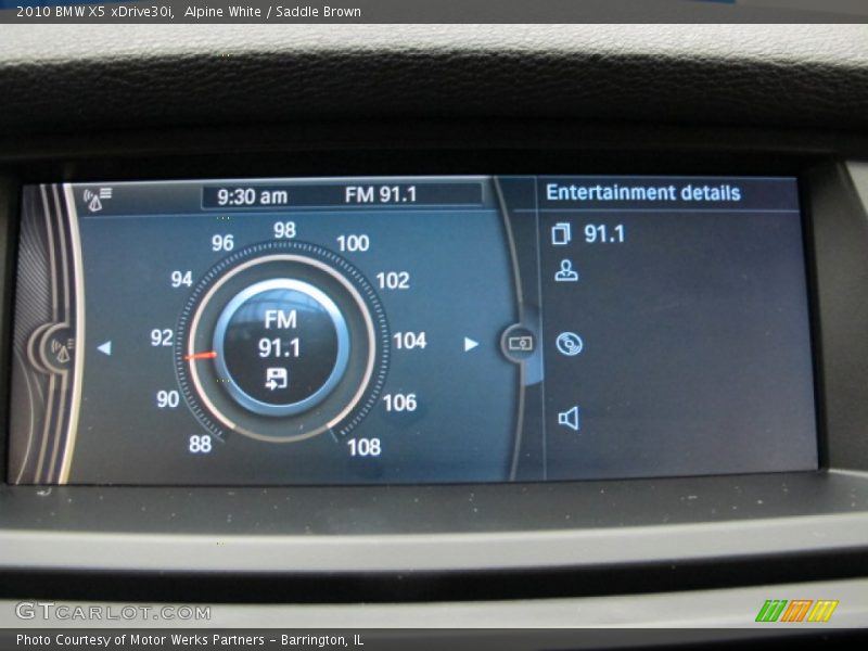 Alpine White / Saddle Brown 2010 BMW X5 xDrive30i
