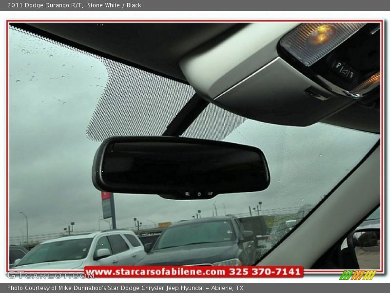 Stone White / Black 2011 Dodge Durango R/T