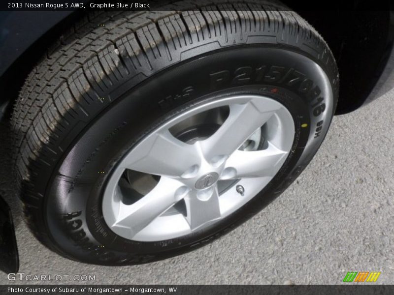 Graphite Blue / Black 2013 Nissan Rogue S AWD
