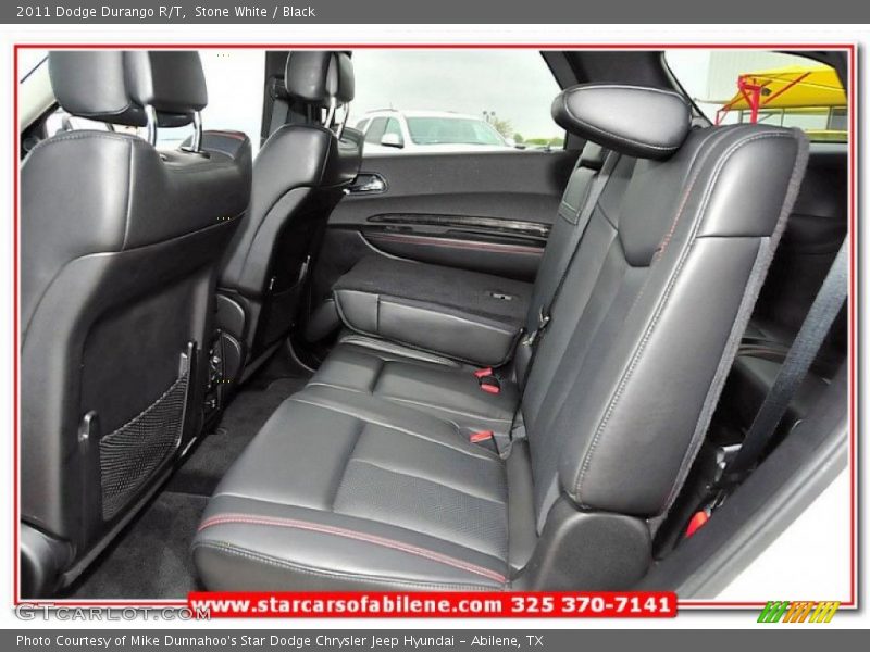 Stone White / Black 2011 Dodge Durango R/T