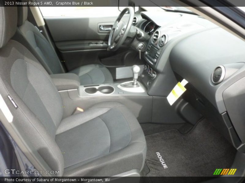 Graphite Blue / Black 2013 Nissan Rogue S AWD
