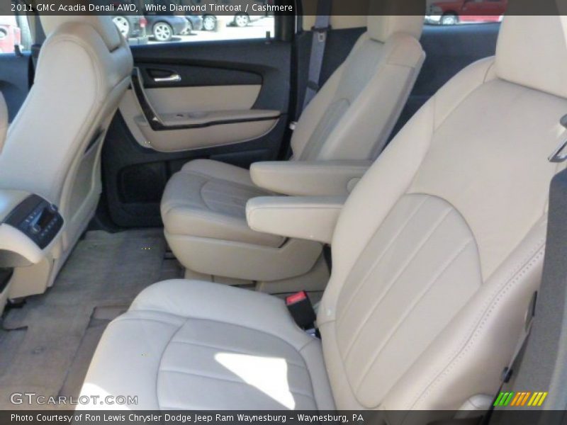White Diamond Tintcoat / Cashmere 2011 GMC Acadia Denali AWD